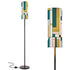 Modern Bauhaus Designed, Green, Teal Mod Floor Lamp Modern - Mid Century Modern Gal