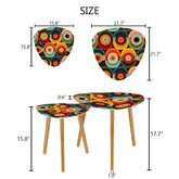 Retro 60s Groovy Orbs, Funky Fun Mid Century Modern Nesting Tables - Mid Century Modern Gal