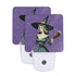 Mid Century Modern Vintage Pin Up Witch Purple Teal Halloween LED Night Light Set of 2 - Mid Century Modern Gal