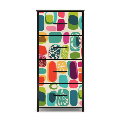 Mid Century Modern Amoeba Designed 4-Drawer Dresser - Mid Century Modern Gal