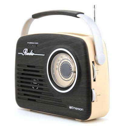 Wholesale Emerson Portable Retro Radio with Rechargeable Battery