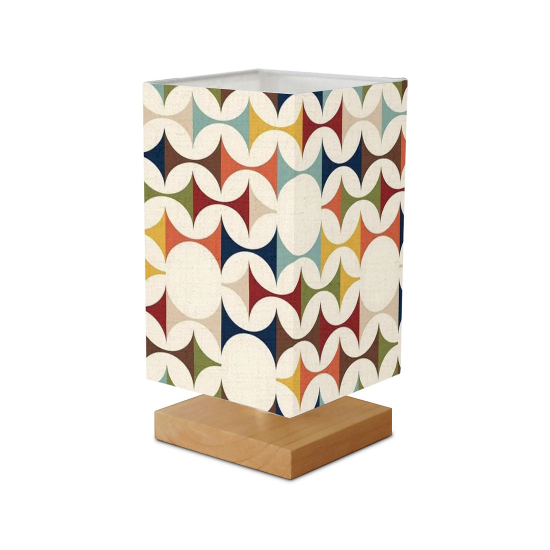 Scandinavian Modern Danish Mid Mod Square Table Lamp - Mid Century Modern Gal