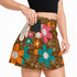 Retro Mod 70s Brown, Orange Teal, Pink Groovy Women&
