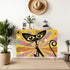Space Age Atomic Cat, Quirky Funky Mid Mod Credenza Side Board Wooden Storage Cabinet - Mid Century Modern Gal