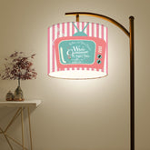 Arc Floor Lamp Shade with Ring (Made in USA) - Mid Century Modern Gal