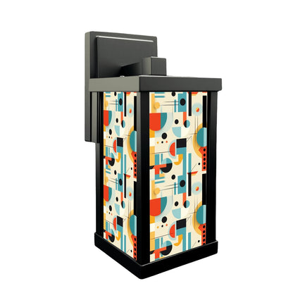 Mid Mod Bauhaus Designed Retro Patio Wall Light - Mid Century Modern Gal