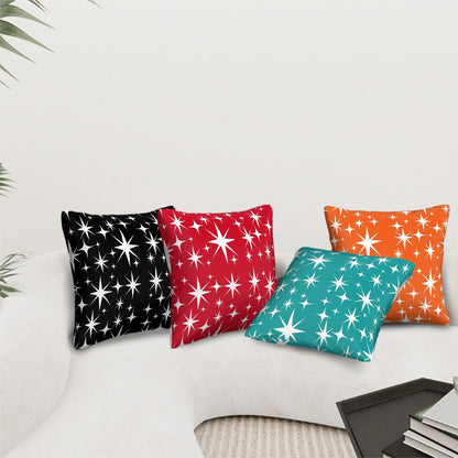Mid Century Modern Atomic Starburst Mid Mod Pillow Covers - Mid Century Modern Gal