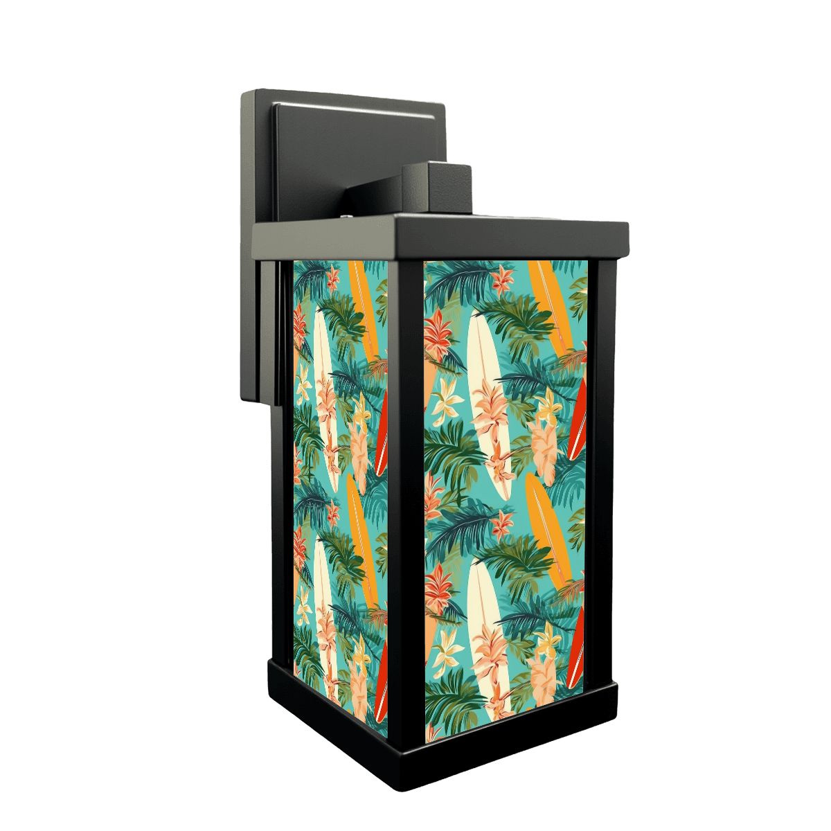 Mid Century Modern Polynesian Tiki Style Mod Retro Patio Wall Light - Mid Century Modern Gal