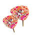 Mid Century Modern Atomic 50s Poodle Orange, Hot Pink, Retro Nesting Tables - Mid Century Modern Gal