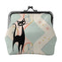 Kitschy Atomic Cat Mid Century Mod Coin Purse - Mid Century Modern Gal