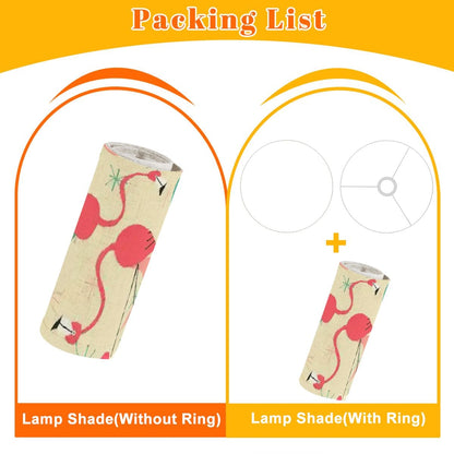 Mid Century Modern Kitschy Flamingo Palm Springs Cali Style Retro Lamp SHADE ONLY - For Arc Floor Lamps Only - Mid Century Modern Gal