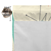 Mid Century Modern Franciscan Starburst Kitschy Window Valance Curtain - Mid Century Modern Gal