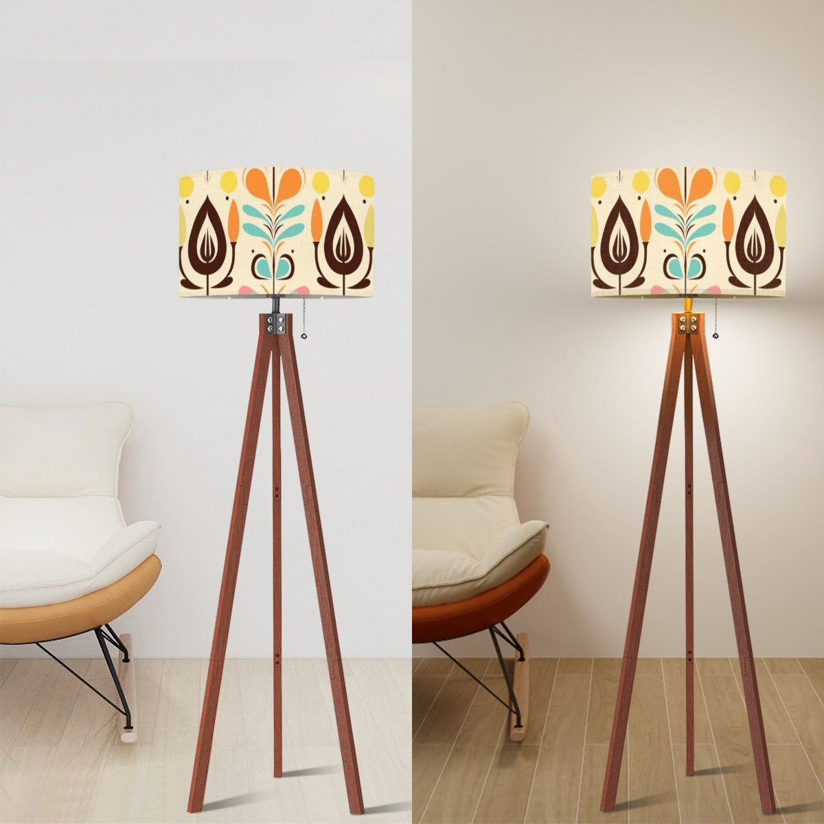Mod 60s Swedish Designed MCM Floor Lamp - Mid Century Modern Gal