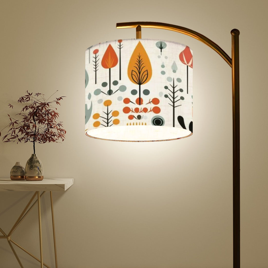 Mid Century Modern Scandi Modern Danish Designed Arc Floor Lamp - Mid Century Modern Gal