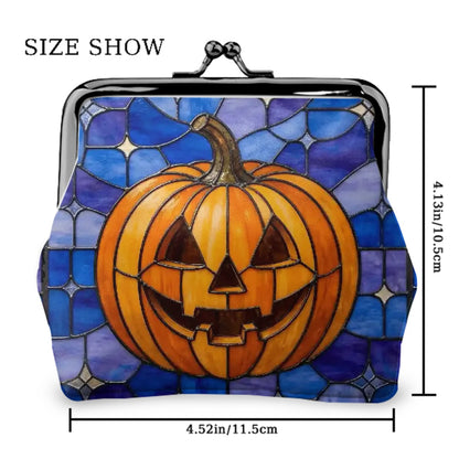 Halloween Stained Glass Style Jack-o&