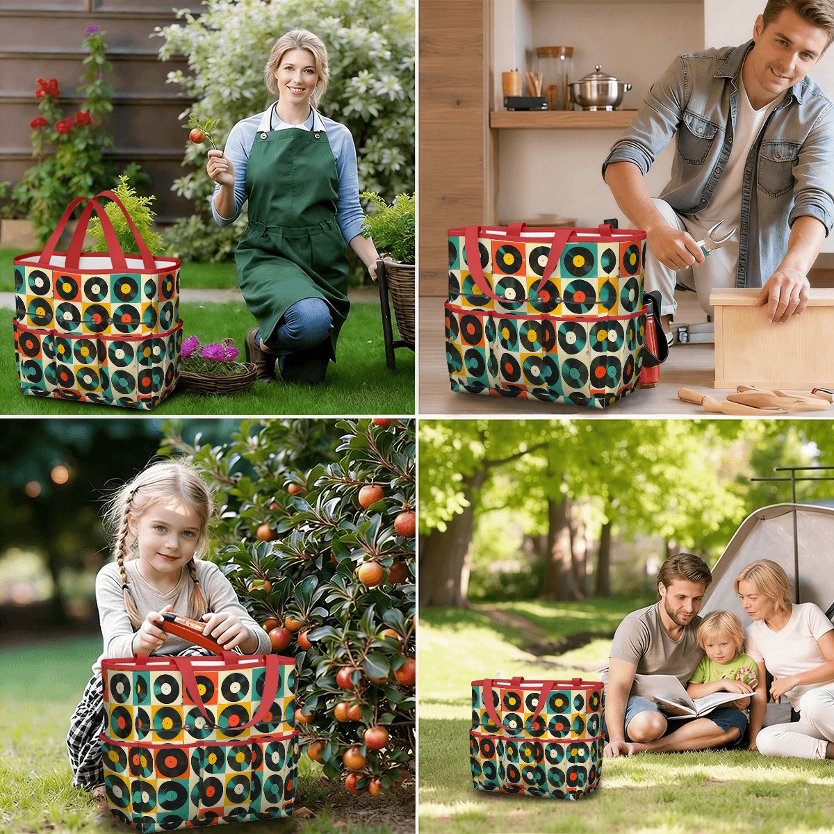 Retro Records, Groovy Mod Garden Tool Bag
