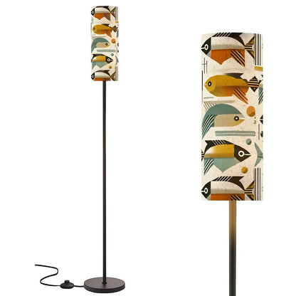 Atomic Fish Bauhaus Designed Mid Century Modern Slim Floor Lamp - Mid Century Modern Gal