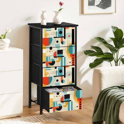 Mid Century Modern Bauhaus Designed 4-Drawer Dresser - Mid Century Modern Gal