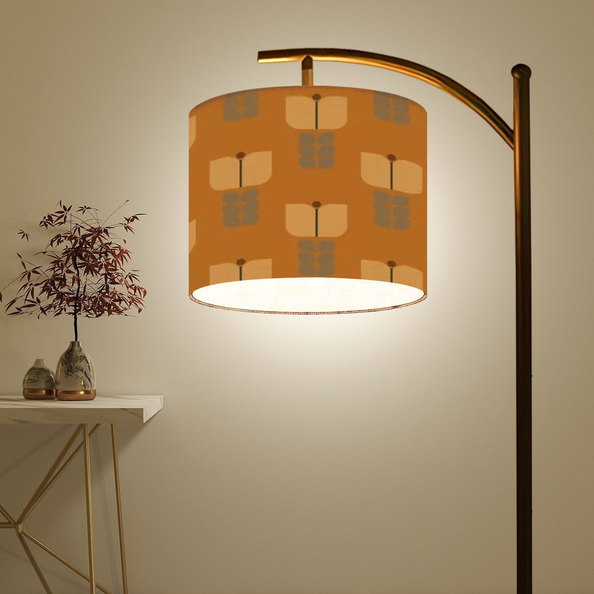 Modern Danish Scandinavian Flower, Mid Century Modern Arc Floor Lamp - Mid Century Modern Gal