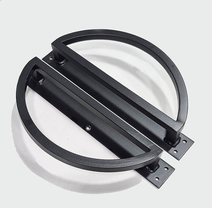 Modern Circular Door Pulls for Interior or Exterior Doors - sold as pair - Multiple Finishes Available