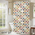 Mid Century Modern Curtains, Retro Scandinavian Modern Danish Shower Curtain - Mid Century Modern Gal