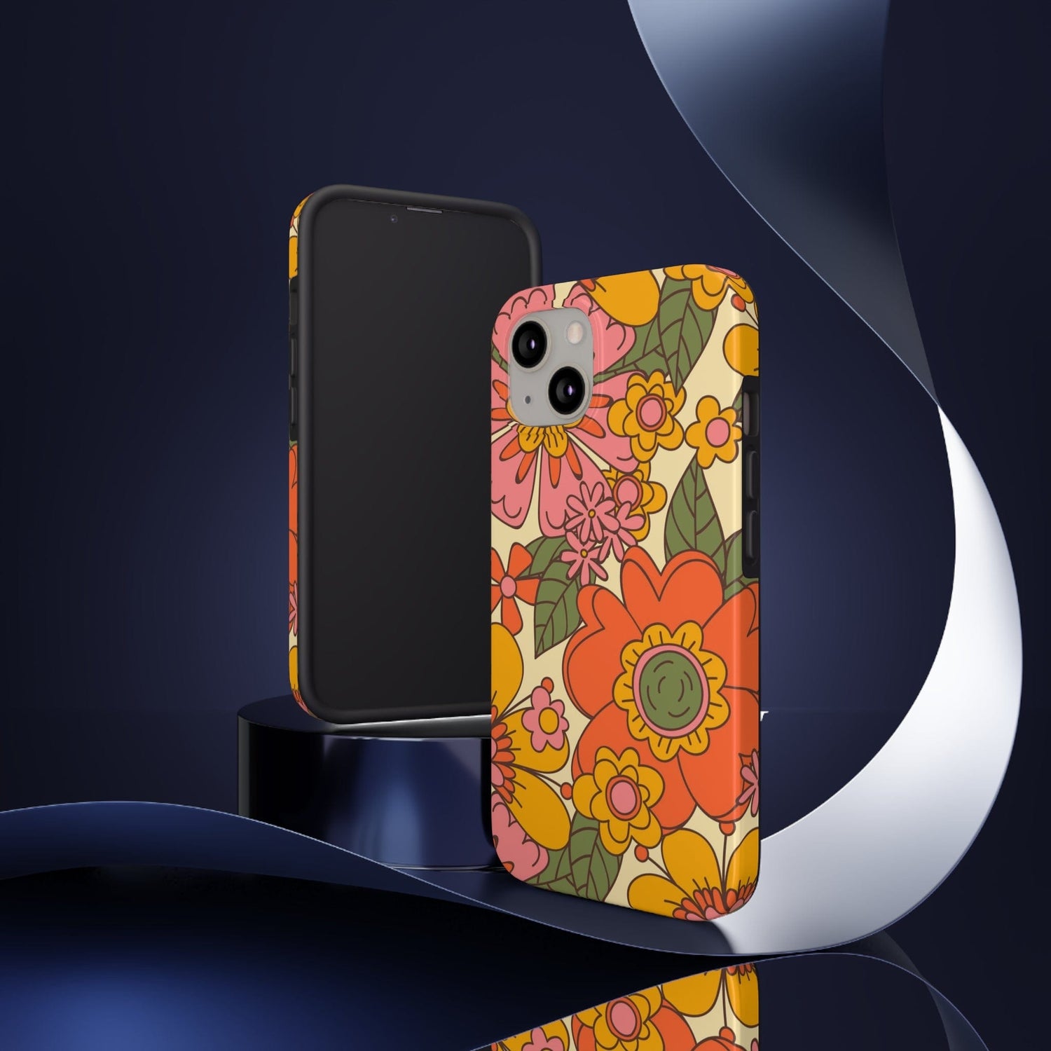 Groovy Retro Flower Power Vintage Inspired Pattern Smart Phones Tough Phone Cases - 7671760847003 Groovy Retro Flower Power Vintage Inspired Pattern Smart Phones Tough Phone Cases - 7671760847003