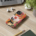 Atomic Cat, Retro Sunburst, Groovy Mod Smart Phone Tough Phone Cases Phone Case iPhone 14 Mid Century Modern Gal