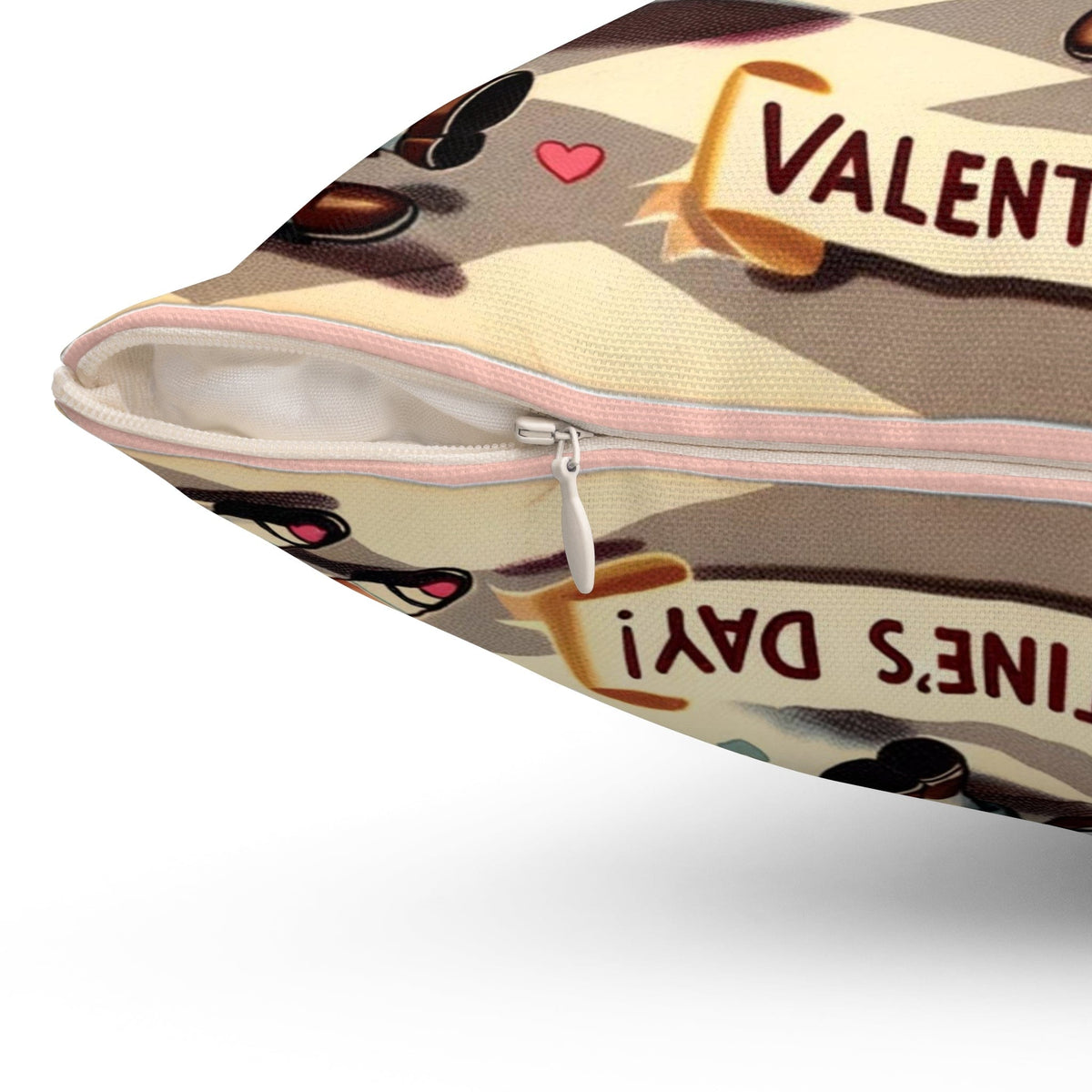 Kitschy Cute Valentine Vintage Mid Mod 50's Kids, Retro Valentine Love Pillow And Insert Home Decor