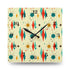 Mid Century Modern Atomic Fransican Starburst Retro MCM Acrylic Wall Clock Home Decor
