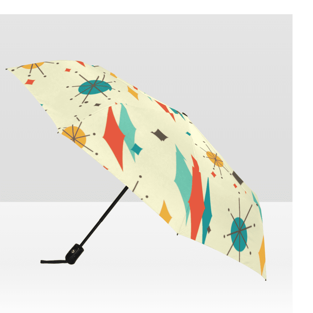 Mid Century Modern, Groovy Retro Umbrella&