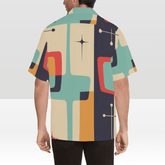 Mid Century Modern Man, Atomic Retro Hawaiin Party Shirts Mid Century Modern Gal