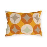 Mid Century Modern Outdoor Pillows, Mustard Yellow, Cream, Light Gray Starburst Pillow Home Decor Mid Century Modern Gal