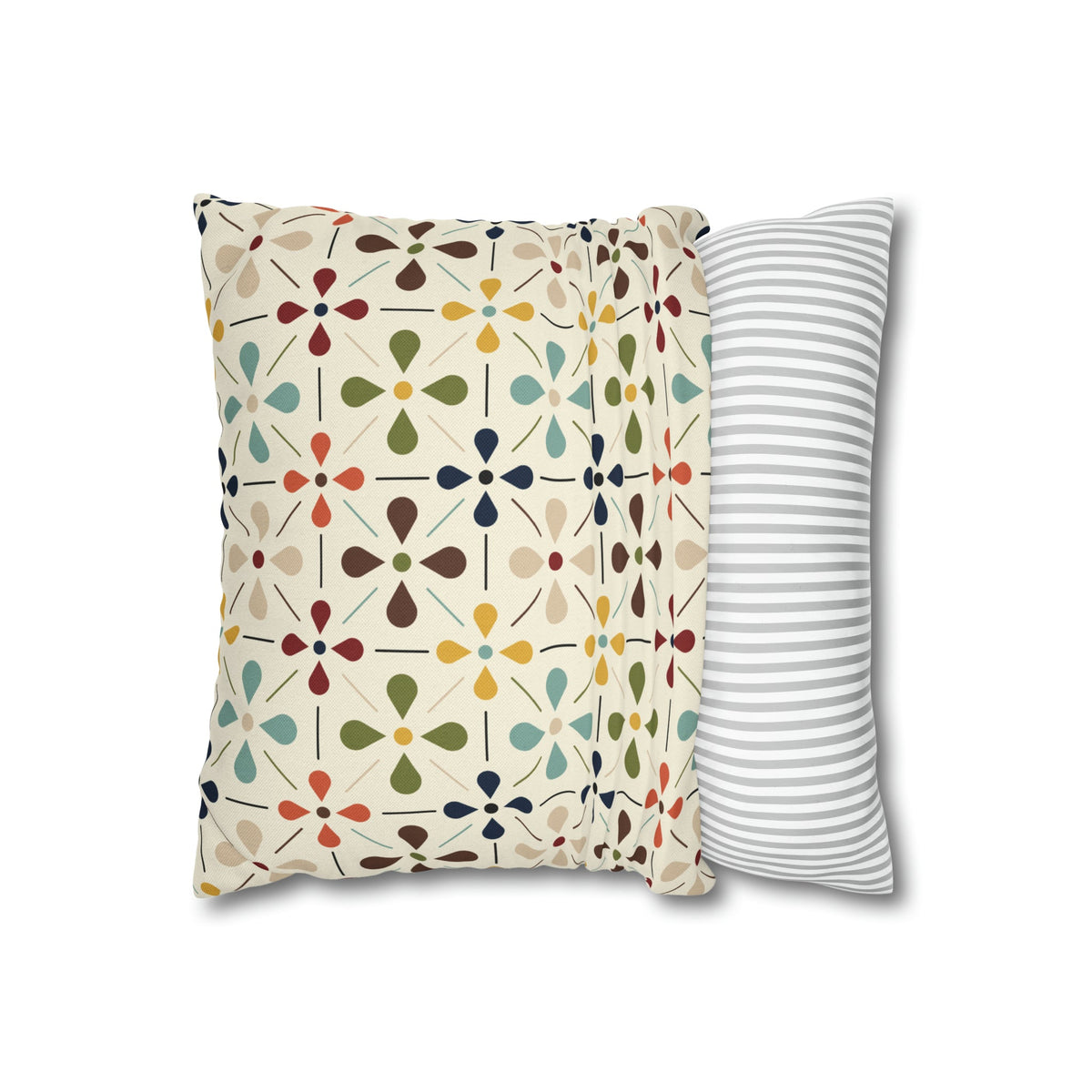 Mid Century Modern Scandinavian Modern Danish Flower, Retro MCM Pillow COVER Home Decor