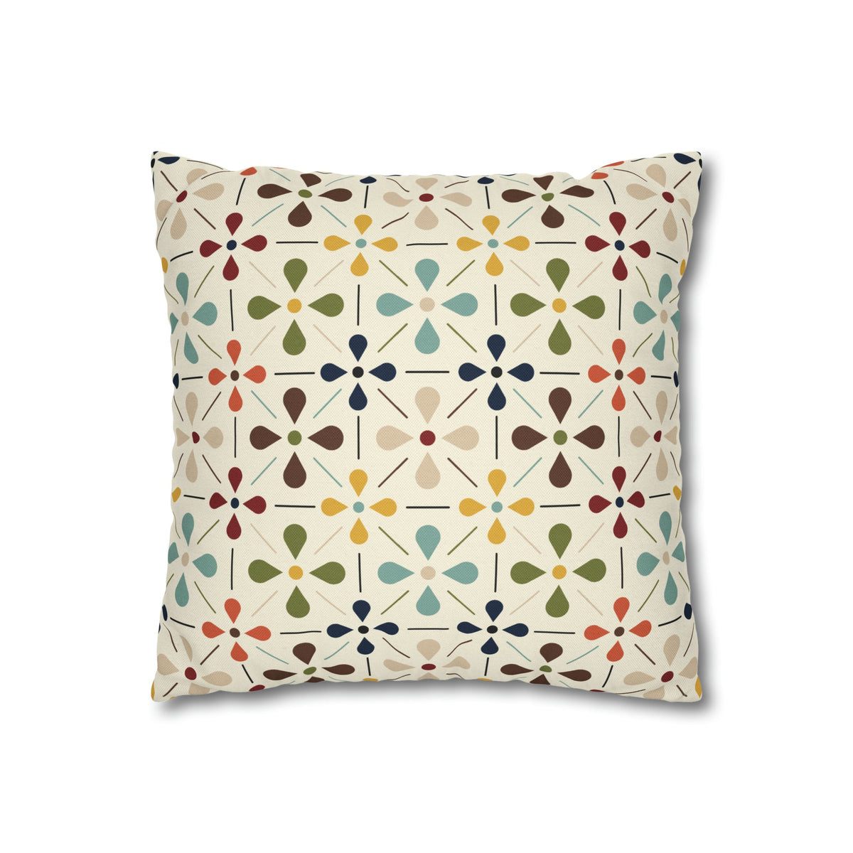 Mid Century Modern Scandinavian Modern Danish Flower, Retro MCM Pillow COVER Home Decor