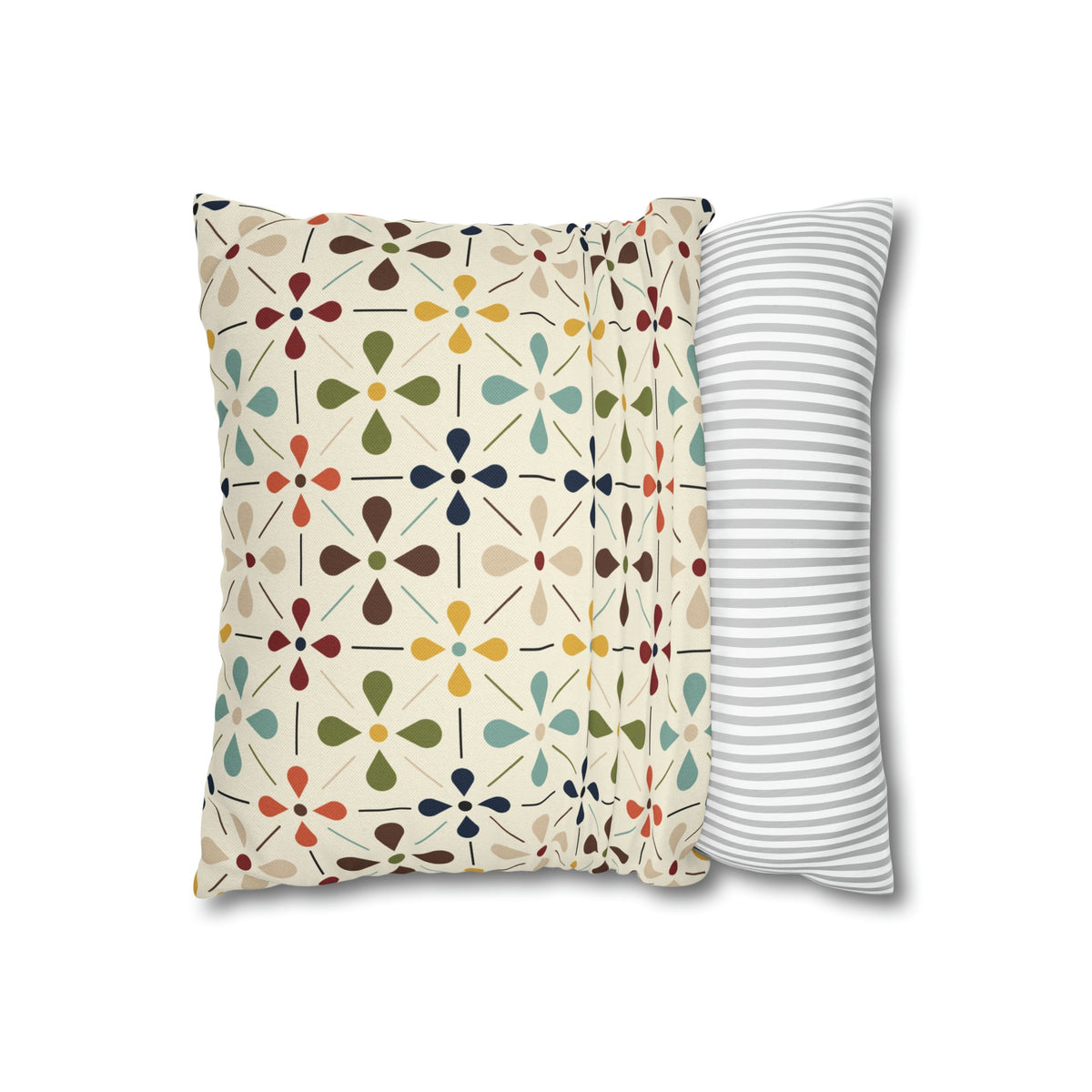Mid Century Modern Scandinavian Modern Danish Flower, Retro MCM Pillow COVER Home Decor
