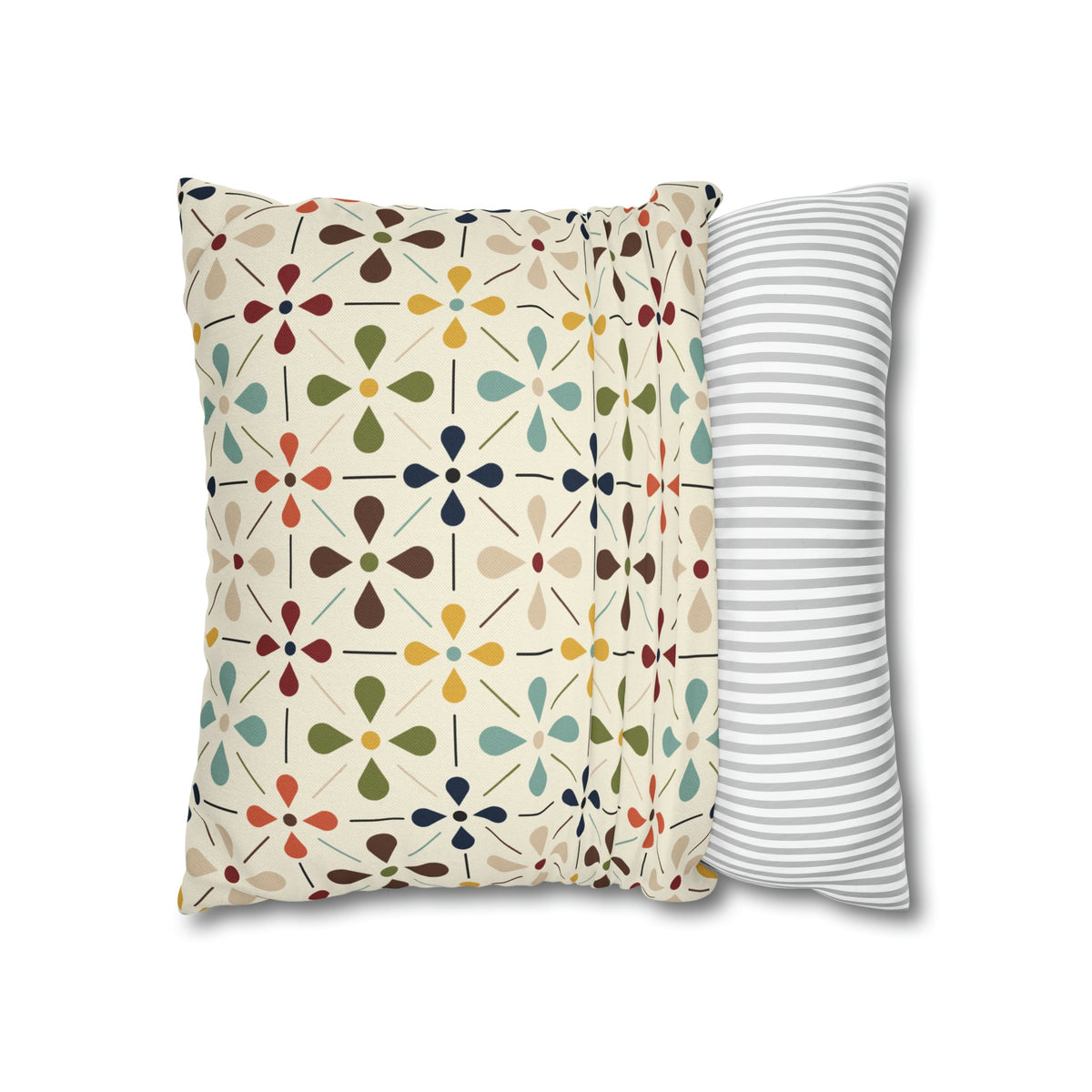Mid Century Modern Scandinavian Modern Danish Flower, Retro MCM Pillow COVER Home Decor