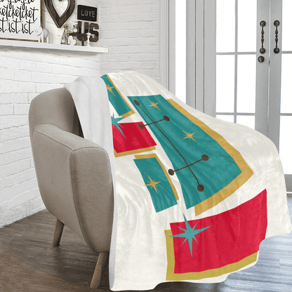 Mid Century Modern Throw Blankets