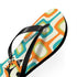 Mid Mod, Summer Retro Geometric, Atomic Kittie,  Fun Funky Flip Flops Shoes
