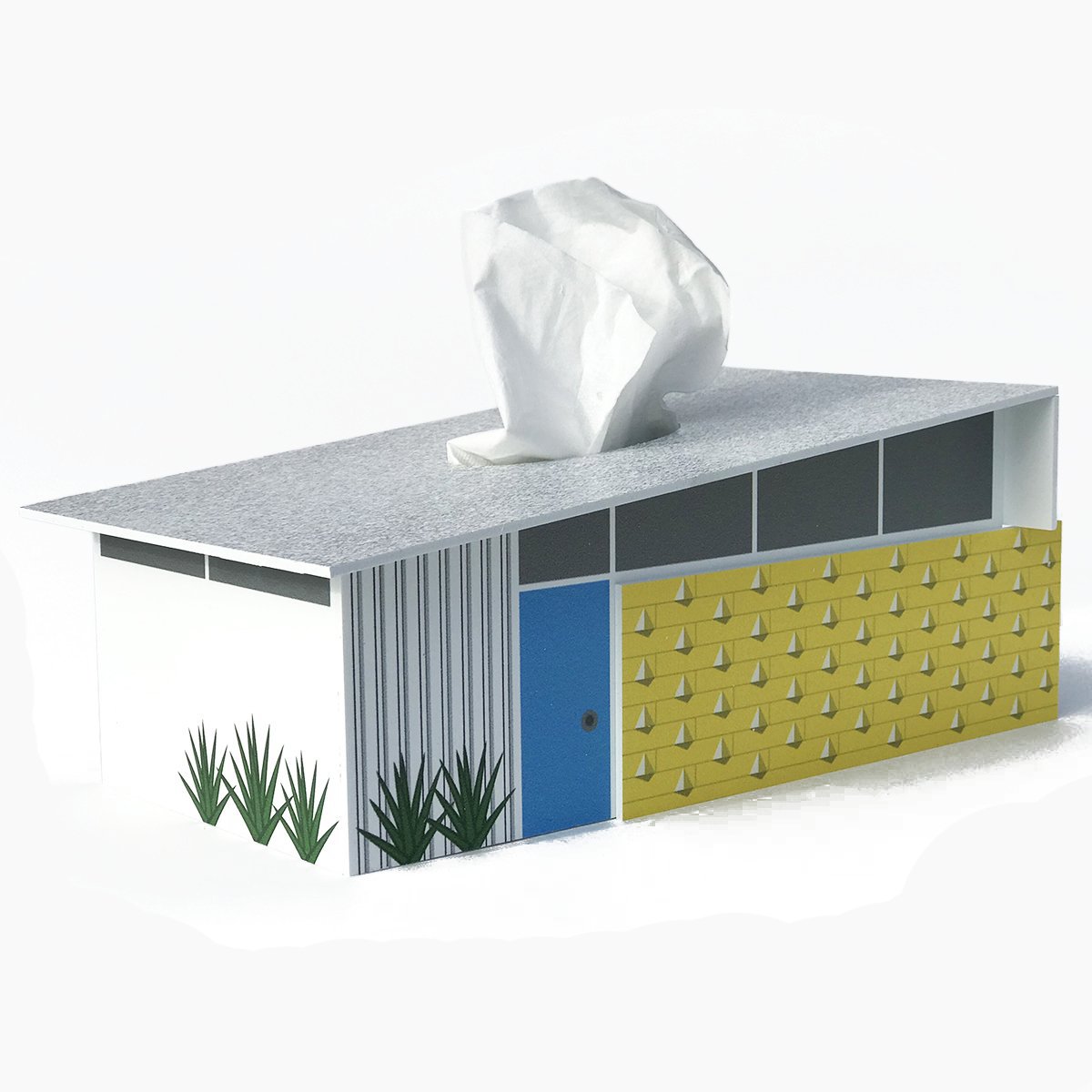 Midcentury Tissue Box Cover - Wedge House