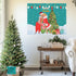 Christmas Mantel Art, Retro Vintage 50s Kitschy Mod Couple Festive Holiday, Whimsical Christmas Wall Decor, Merry & Bright Decor - Mid Century Modern Gal