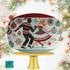 Mid Mod Retro 50s Kitsch Mixed Race Couple Christmas Platter - Mid Century Modern Gal