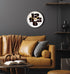 Mod Numbers Wall Clock - Black and White