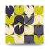 Modern Scandinavian, Geometric Birds, Green, Gray Retro MCM Acrylic Wall Clock Home Decor