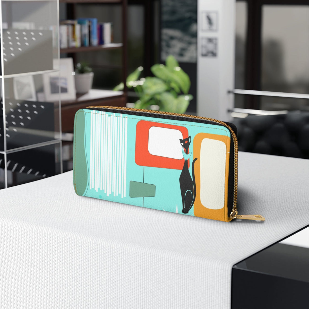 Zipper Wallet Accessories One size / White