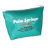 Palm Springs Airlines Travel Pouch  - Aqua