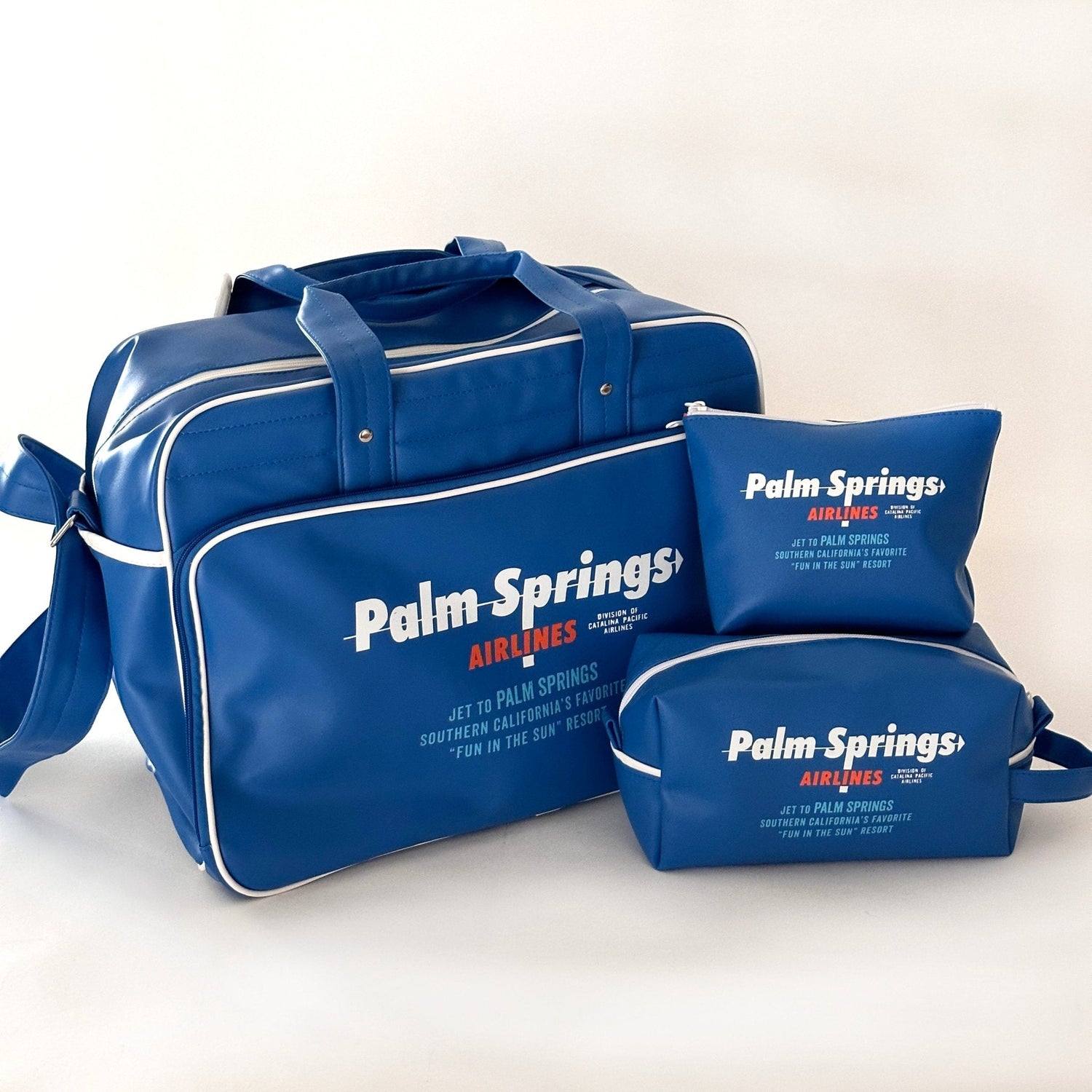 Palm Springs Airlines Weekender Bag - Royal Blue