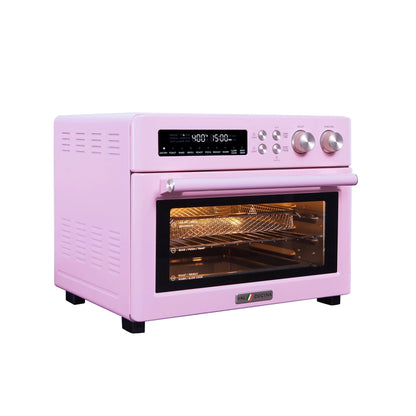 Mid Century Modern Extra Large Air Fryer Toaster Oven - Available in Mint Green, Classic Pink and Cream - Mid Century Modern Gal