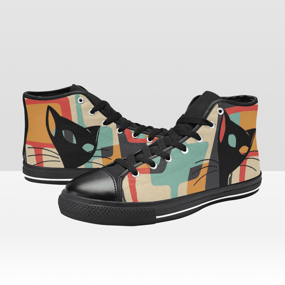 Retro Sneakers For Women And Teen Girls, Hipster High Tops