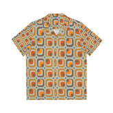 MidMod, Geometric,Mid Century Modern, Brown, Orange, Gray, Groovy, Men&