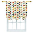 Scandinavian Modern Danish Mid Century Modern Curtain Valance, Tie Up curtain Curtains